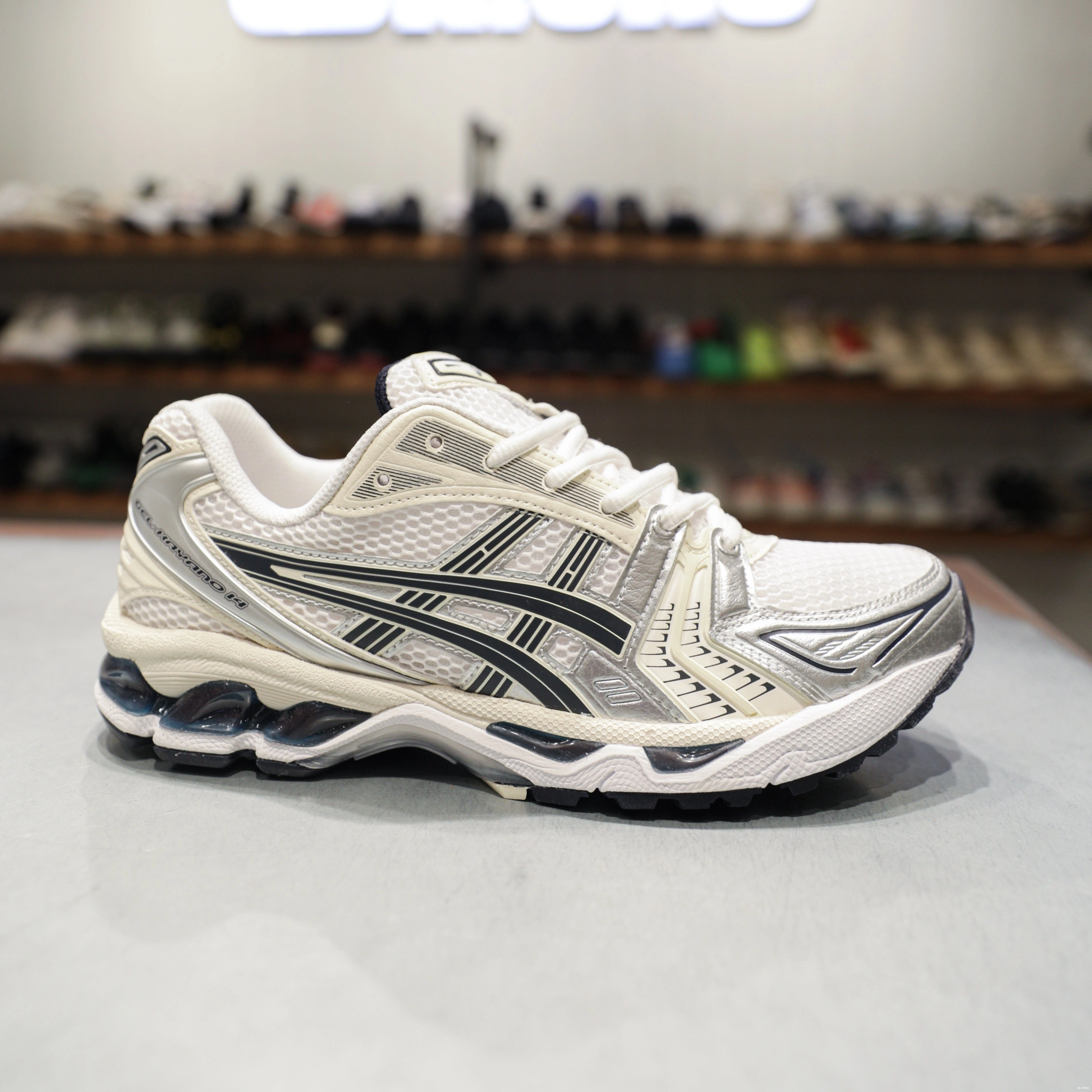 W Midnight Gel-Kayano White 14 ASICS 0802